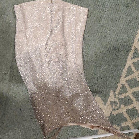 Sparkly nude mini dress - Picture 5 of 12